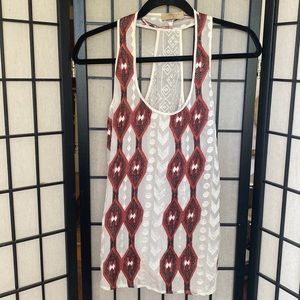 Language Racer back tank | Sz XS